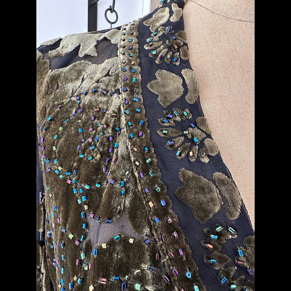 HALE BOB cut velvet sheer top - Picture 6 of 11
